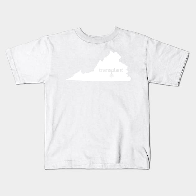 Virginia Transplant VA Kids T-Shirt by mindofstate